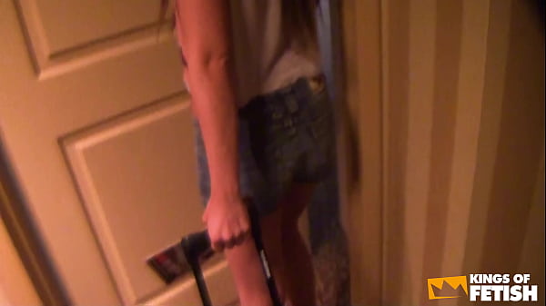 Guy records while banging his girlfriend wet pussy in the hotel room