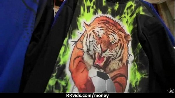 Amateur girl accepts cash for sex from stranger 1