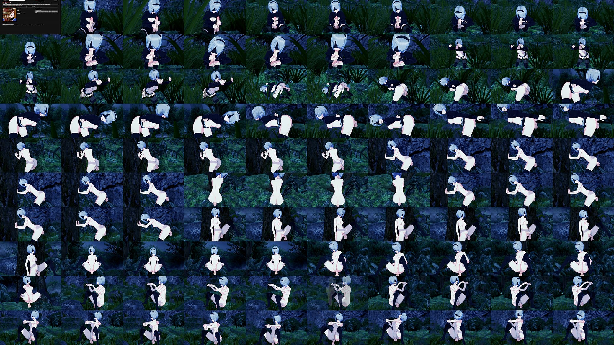 Nier Automata - Yorha 2B Gets Fucked In The Forrest 预览图