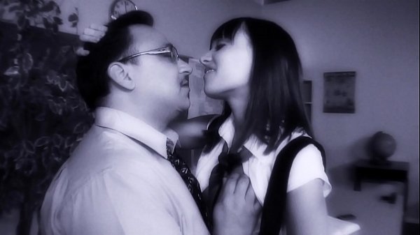 Download Video - Brunette hottie Nadia Aria with great tits fucks and sucks her teacher in the classroom