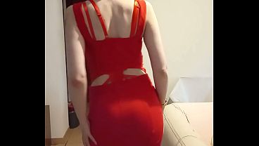 The beautiful naughty striptease masturbation 55 sec