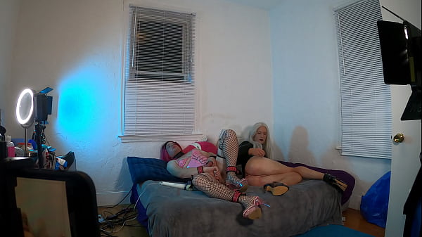 Trans Women Masturbation till Orgasm Together