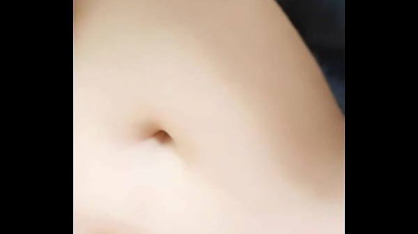 Playing with her belly button in the Park part 1