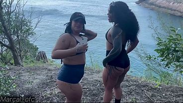 I picked up two hot tattooed girls who were lost on the trail.