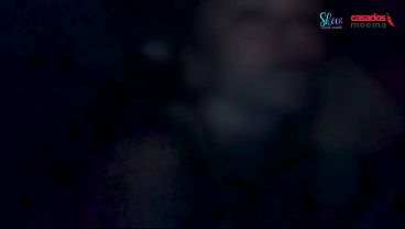 Married woman has sex with a stranger on a dark street and her cuckold husband records everything during dogging - Part 01