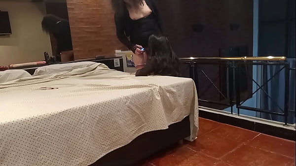 boy dressed as a woman,Doggy style woman