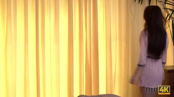 Download Video - OLD4K&period; Old stretches young chick and cums all over her tummy