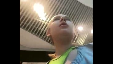 Public masturbating in the fitting room