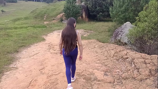 Amateur Stepmother In The Forest With Her Stepson Shows Off And Lets Him Touch Her Tits, Ass And Huge Cameltoe Desi Bhabhi