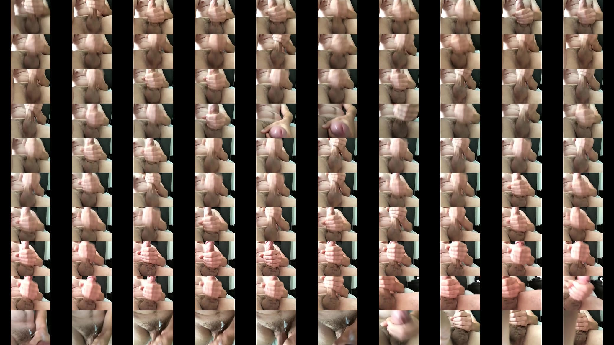 Stroking hard cock and cumming 预览图