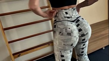 Fucking my personal trainer in the gym bathroom after an intense workout.