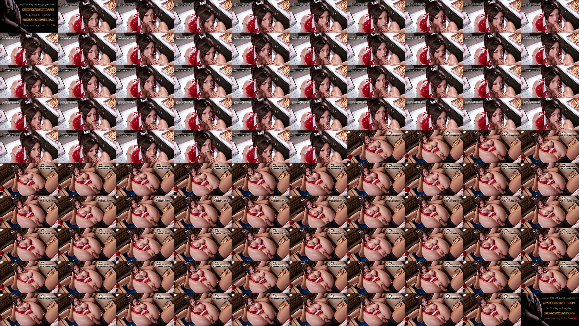 Dead or Alive Mai Shiranui cosplay Hot and Ready | Uncensored Hentai AI generated 预览图