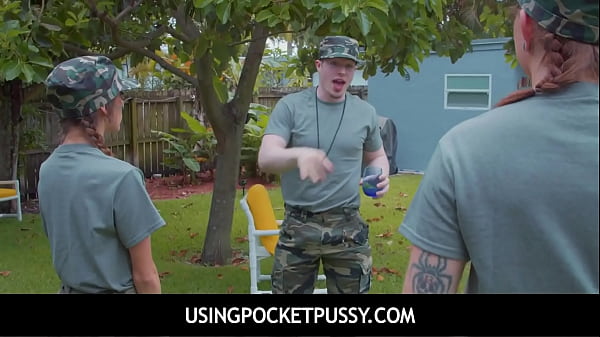 UsingPocketPussy - Freeuse Hot Teens Are Anytime Sex For Drill Instructor During Boot Camp - Dani Blu, Callie Black