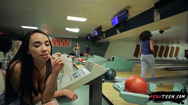Fucking Sneaky in the Bowling Alley and Getting Filmed