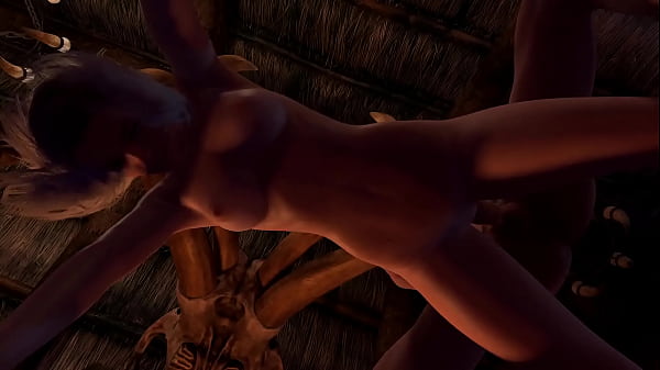 Sexy Blonde trying to hold the plank position while getting anal | 3D Porn