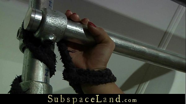 Hogtied asian slave screaming under hot wax submission