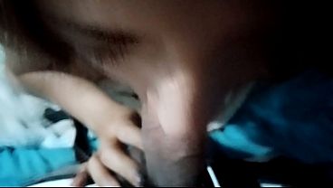 Cute submissive little dog gets turned on when I lick her vagina and lets me do anything to her.