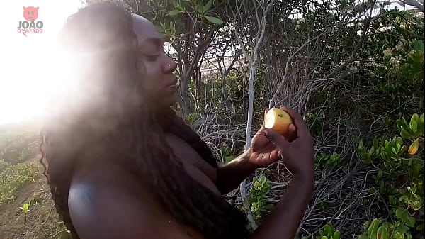 Forbidden Apple: Tattooed Adam & Eva Rabuda Discovering Sex In Paradise | Fernanda Chocolatte, Joao O Safado