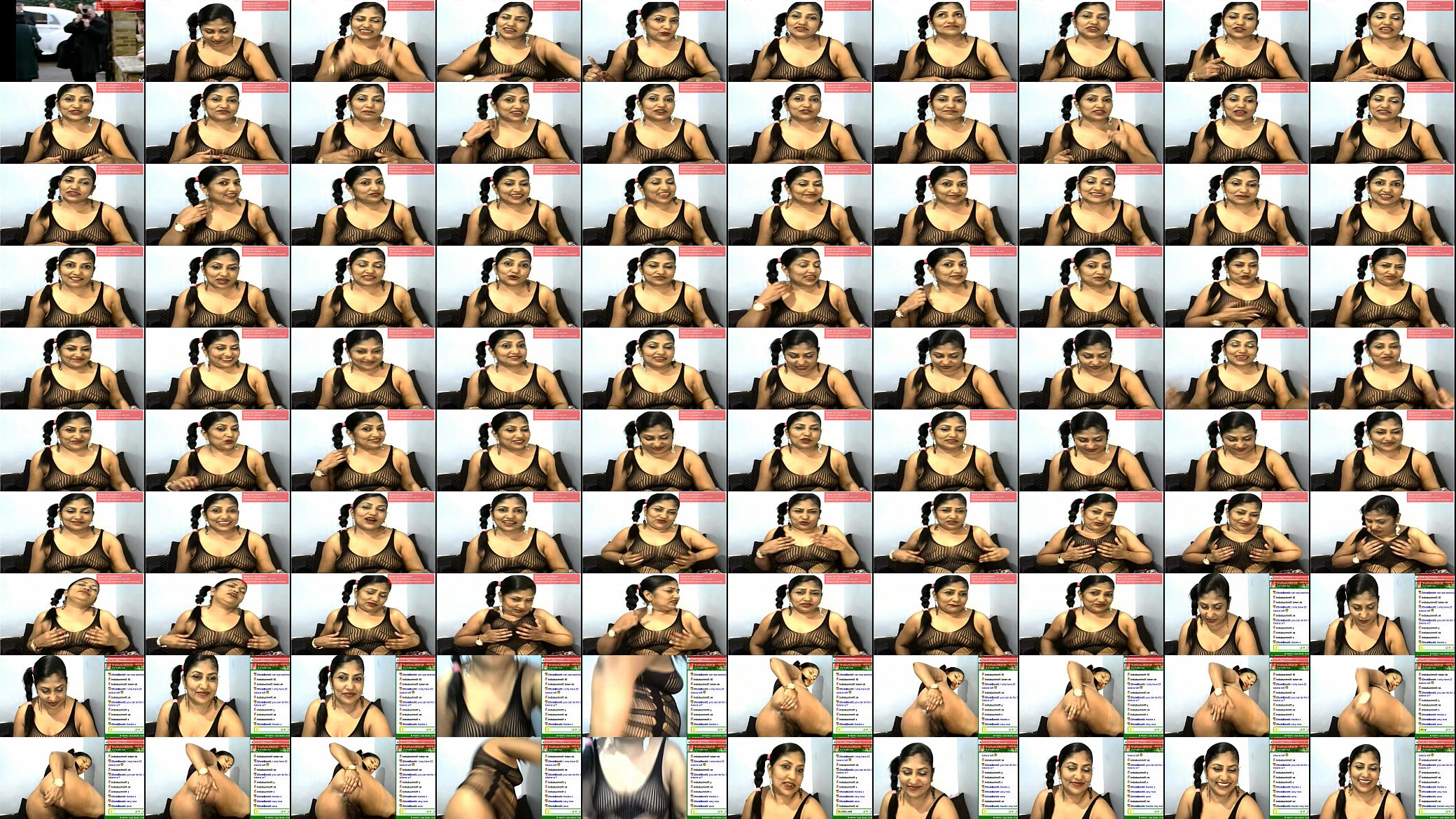 Indian Auntie Spread Asshole on Webcam 预览图