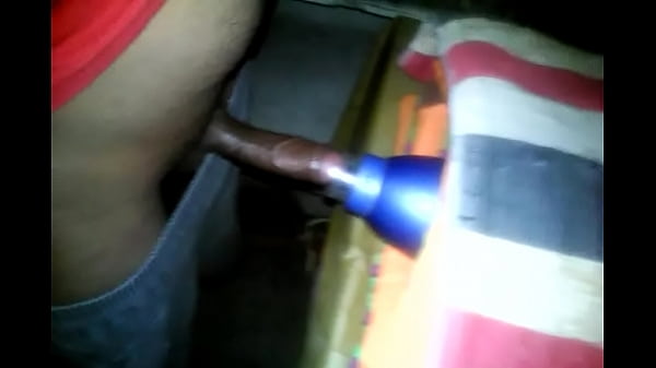 Download Video - Indian boy thrusting his dick in bottle