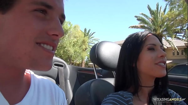 Download Video - Joey Ambrosiano gets aroused driving her boyfriend around town so they bang hardcore back Home