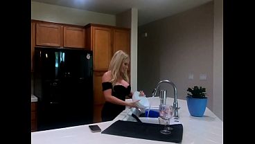 Your Slutty Neighbor Strokes You Off With Dishsoap POV
