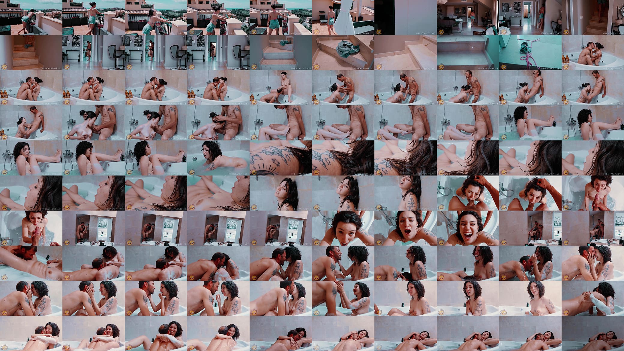 Eroticxxxpress in Malaga - Amateur Couple spend one whole day fucking in the jacuzzi! Full video on RED 预览图