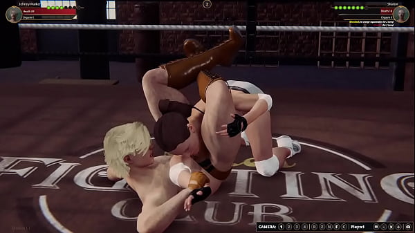 Johnny Walker Black VS Sharon (Naked Fighter 3D)