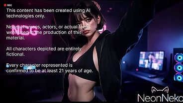 I colluded with this gamer girl's mod, and while she was in her headphones, I quietly snuck in and fucked her from behind [AI]