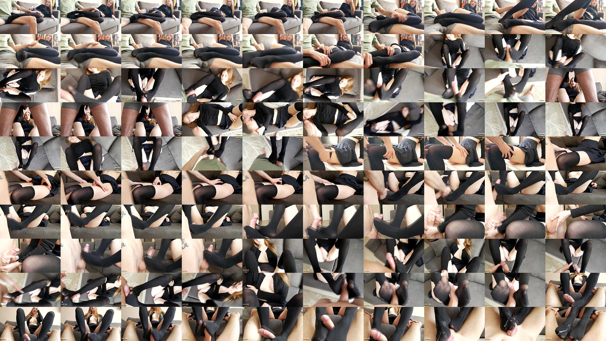 Step Sister Made Me Cum on Her Legs in Stockings 预览图