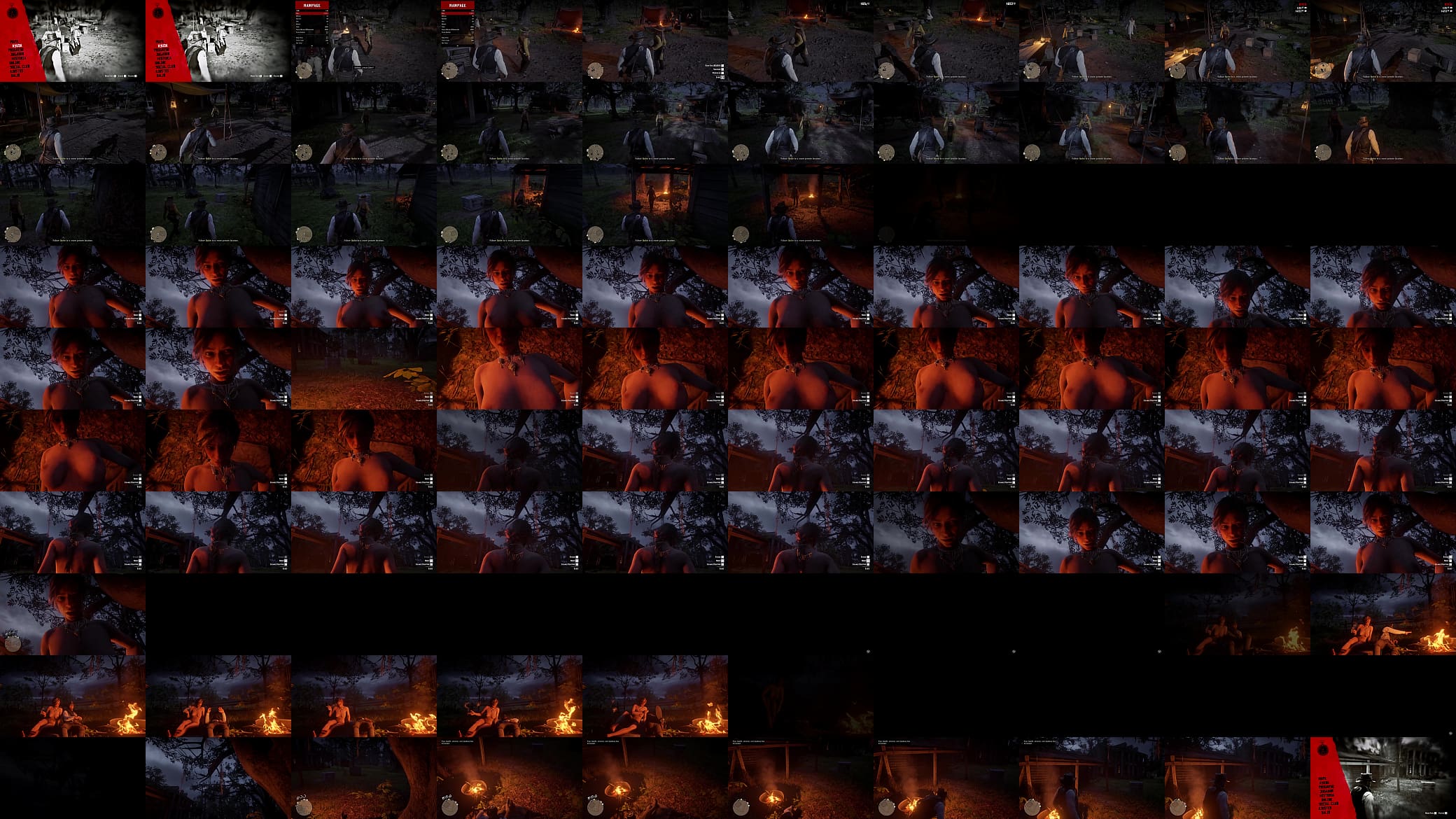 Campgirls MOD de RDR2: Sadie 预览图