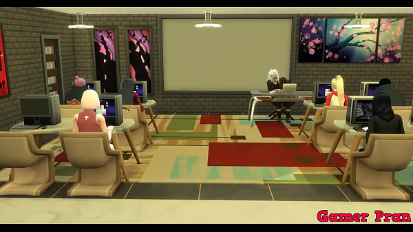 Boruto Cap 1 Professor jiraiya teaches them and ends up with sarada in the bathroom fucking, doing oral sex and anal sex the way she likes