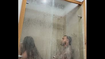 Hot bath with my stepsister 11 min