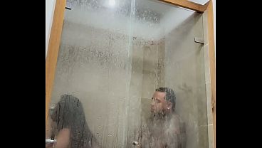 Hot bath with my stepsister