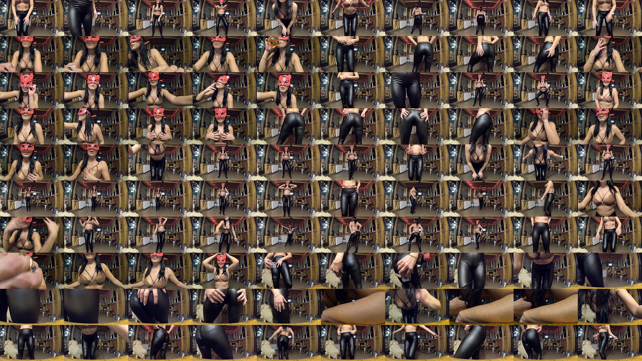 Tight Leather Pants Dance &ndash; Cameltoe Tease &amp; Sensual Moves-prev 预览图