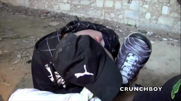 hot sneaker sex domination oudoor in public place
