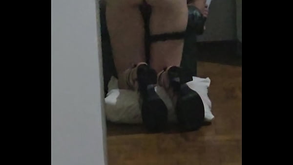 Cute Babe Masturbates Vagina In Front Of The Mirror - Female Solo