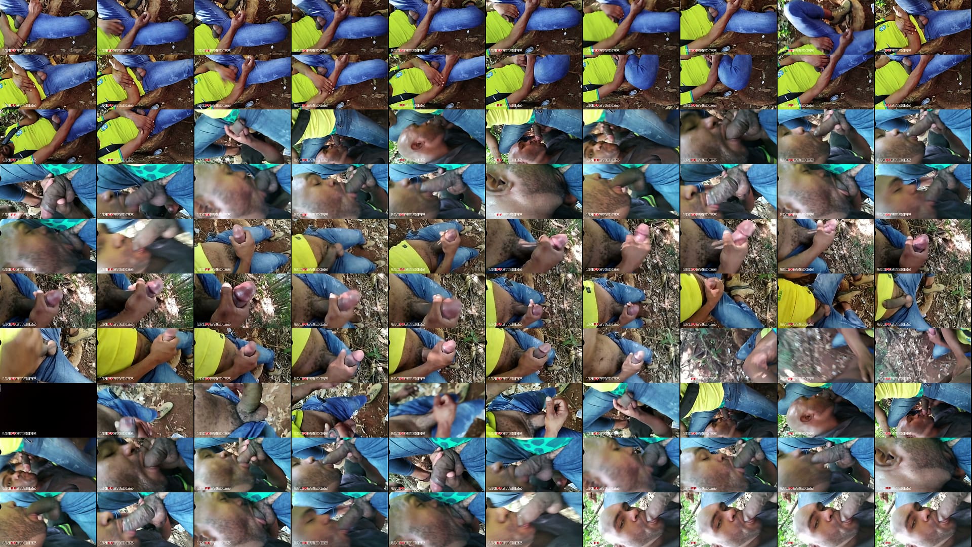 worker sucking on Brazilian in the park 预览图