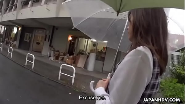 Japanese gal seduces outdoors and dicked super hard in POV