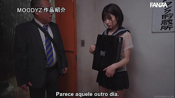 Nipples Slightly Visible on Rainy Days [Subtitled] Yuuhi Shitara