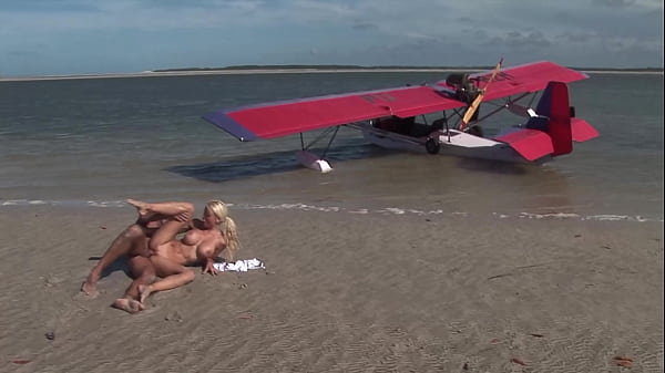 Caylian Curtis Fucks A Pilot On A Secluded Island Beach