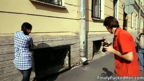 Aroused cute asian bitch making out