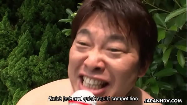 Quick cock suck and quick squirting competition
