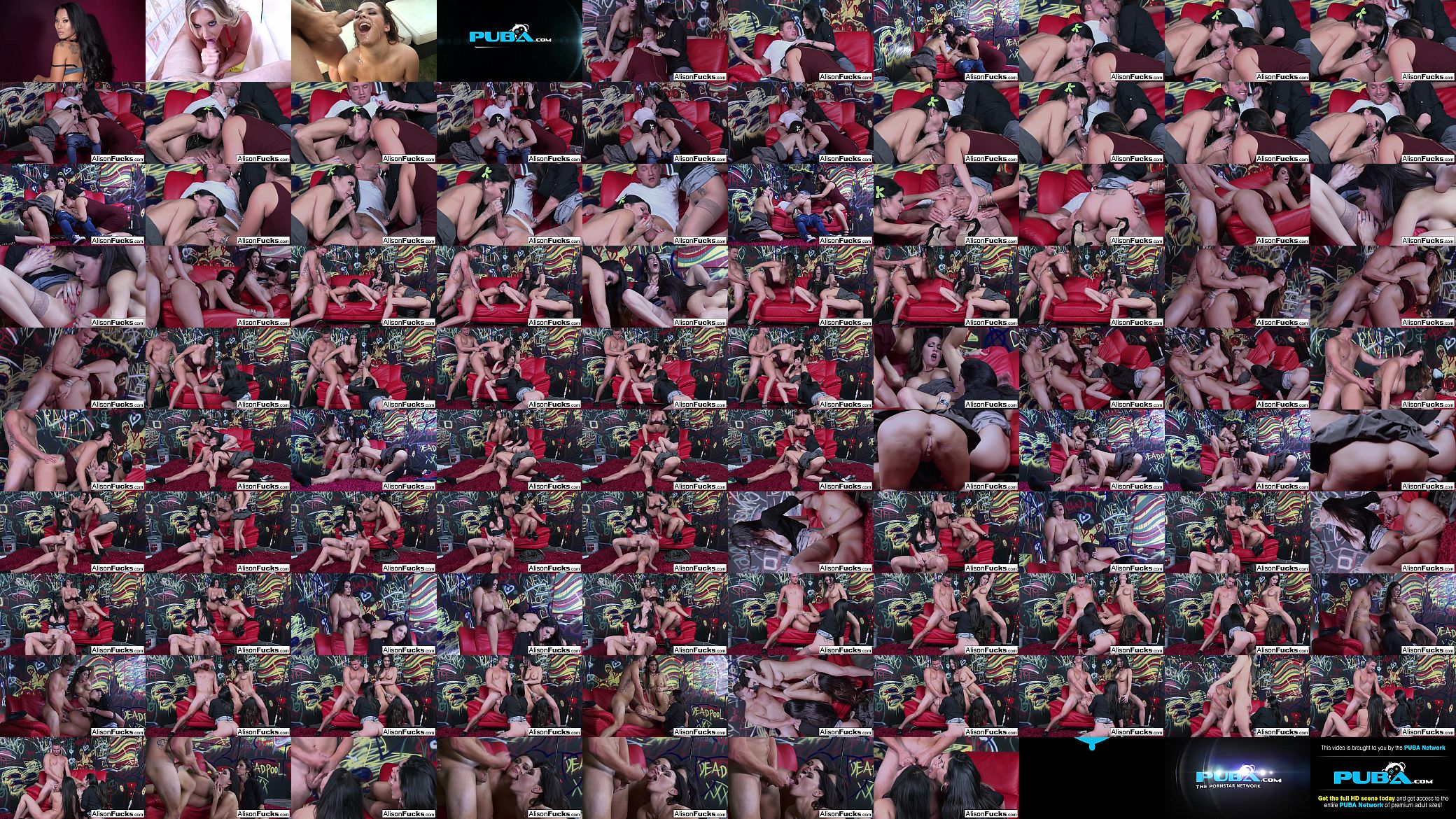 Alison Tyler goes wild in this amazing 4-way of fucking! 预览图