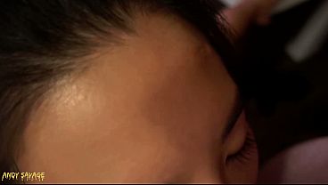 GREEN EYES ASIAN pov face fucking facial cumshot