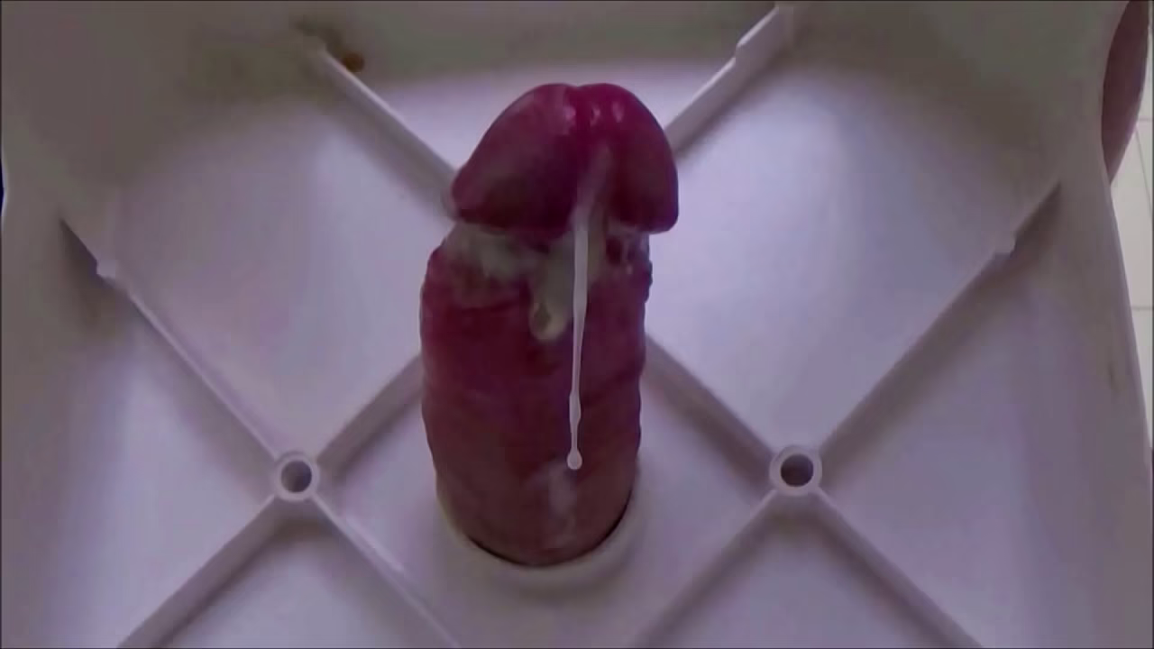Cherry cock with big head big load in glory hole improvised