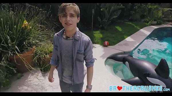 Twink Step Brother Teaching Threesome With Two ...