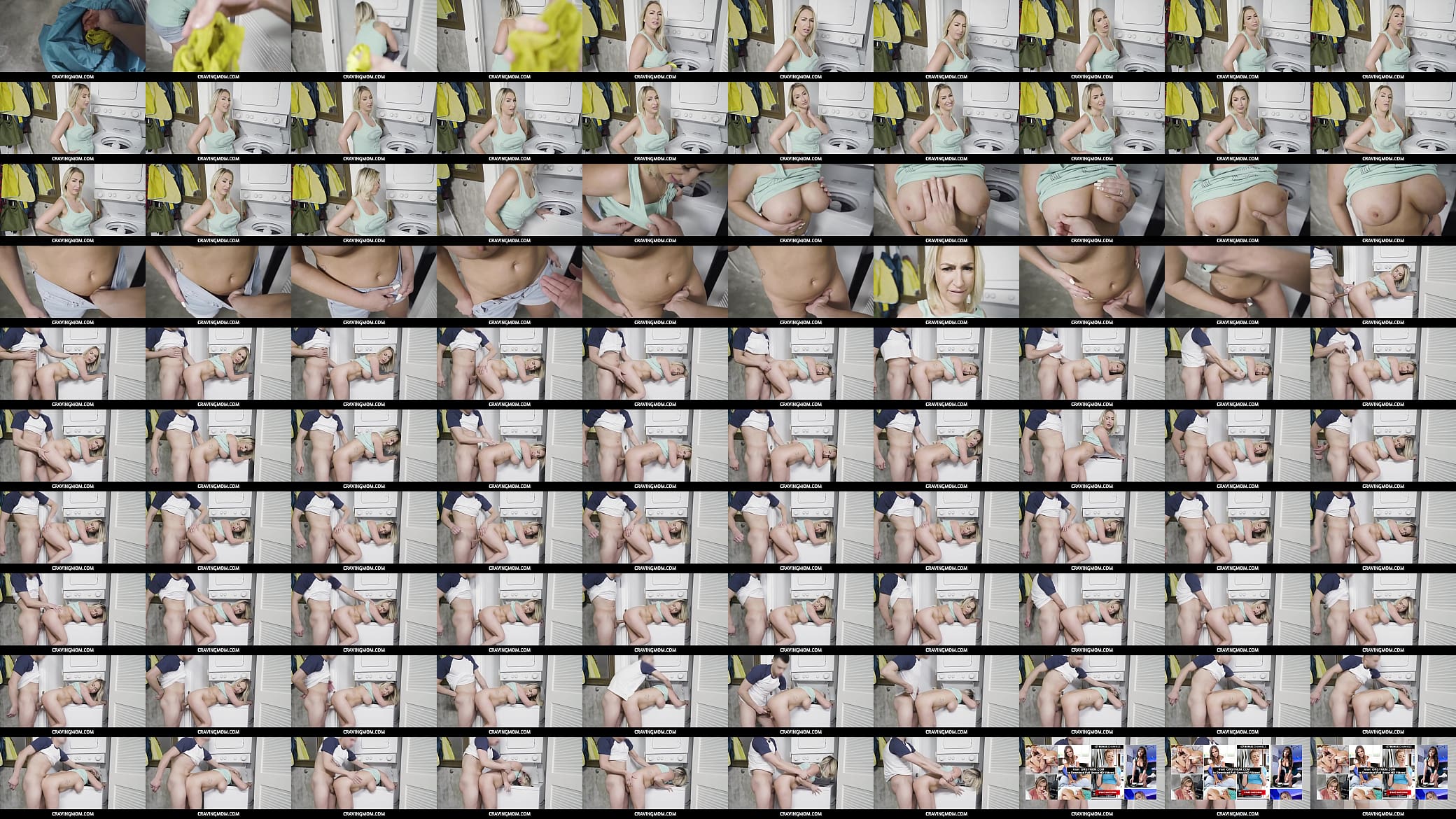 CravingMom - Big Titted Milf Quinn Waters Finds Way To Stimulate Stepson Do His Chores 预览图