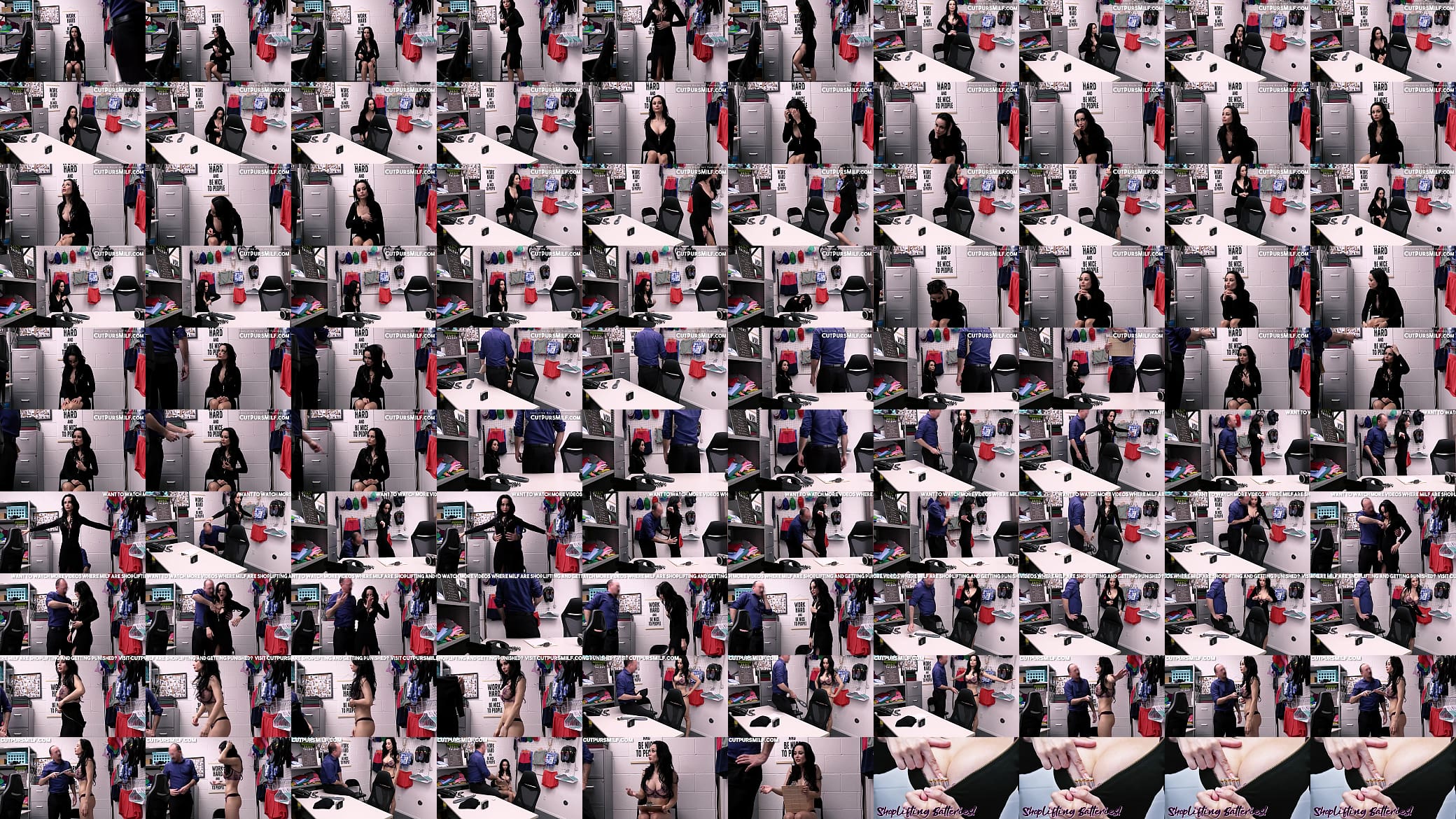 Crystal Rush Caught Stealing On Camera In the Back Office 预览图