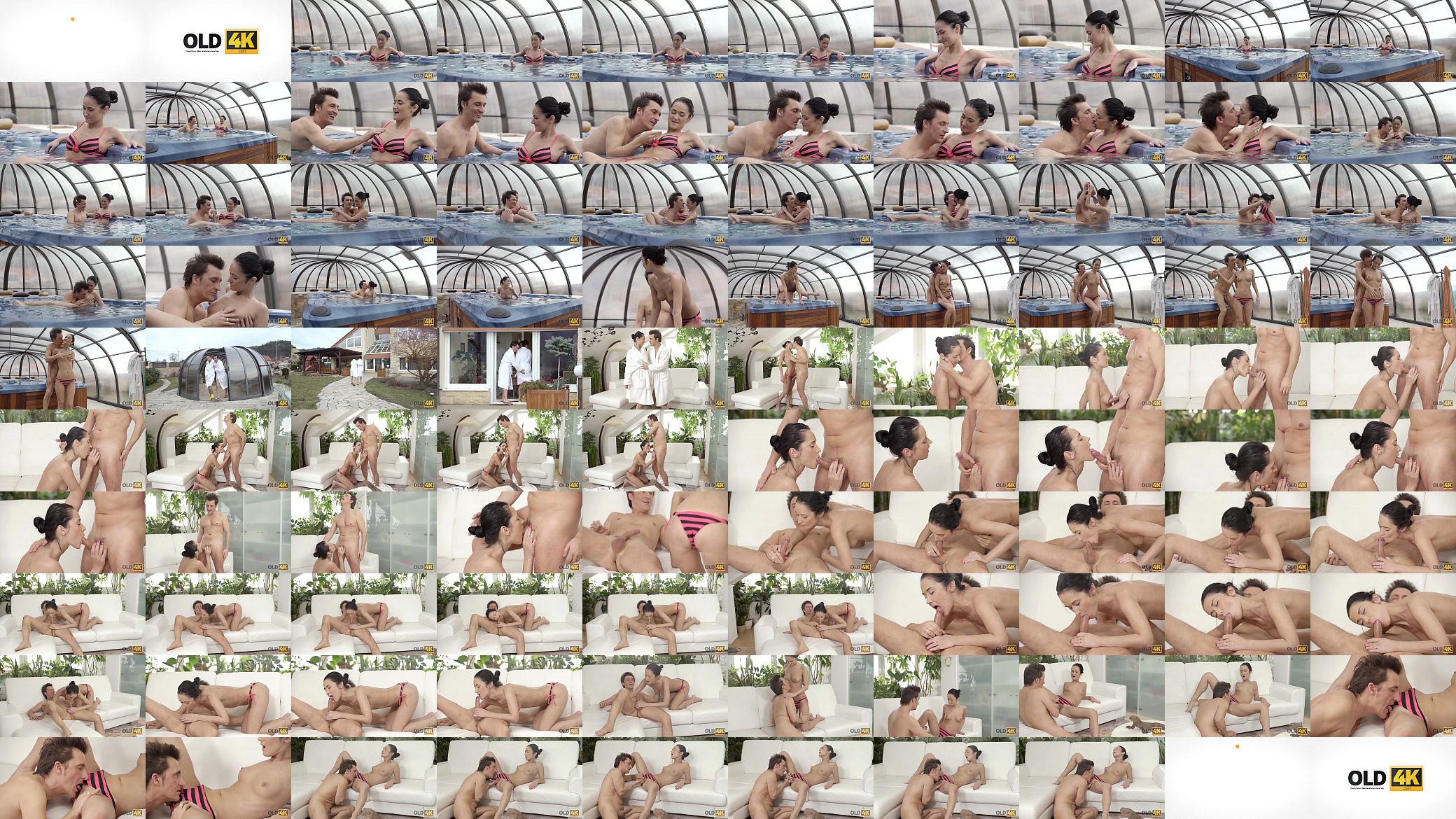 OLD4K. Rich old man spends wonderful time with gorgeous brunette Angie Moon 预览图
